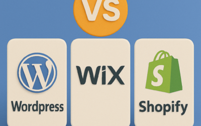WordPress vs Wix/Shopify : quelle plateforme choisir pour un site d’entreprise en 2025 ?